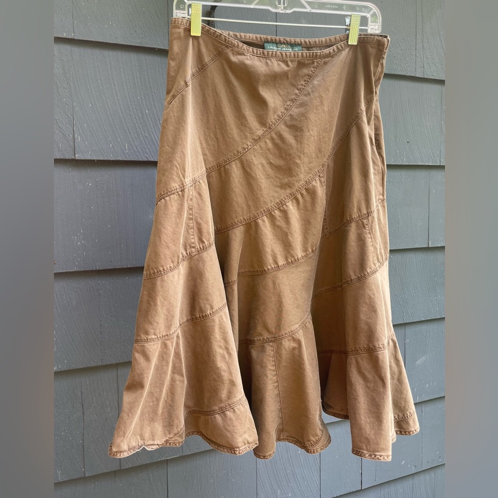 LRL Ralph Lauren Jeans Co. Flowy Cotton Skirt size 4